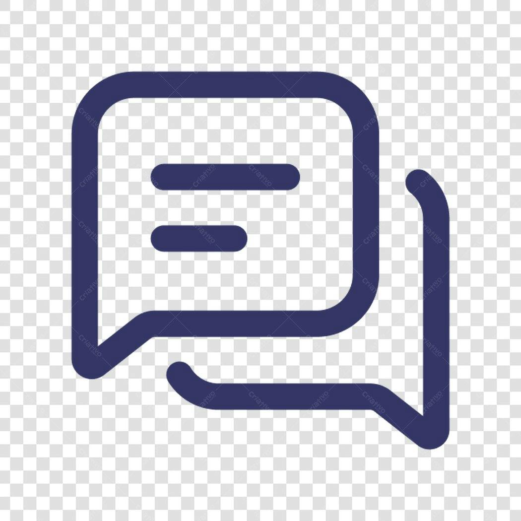 Ícone de Mensagem PNG com fundo transparente