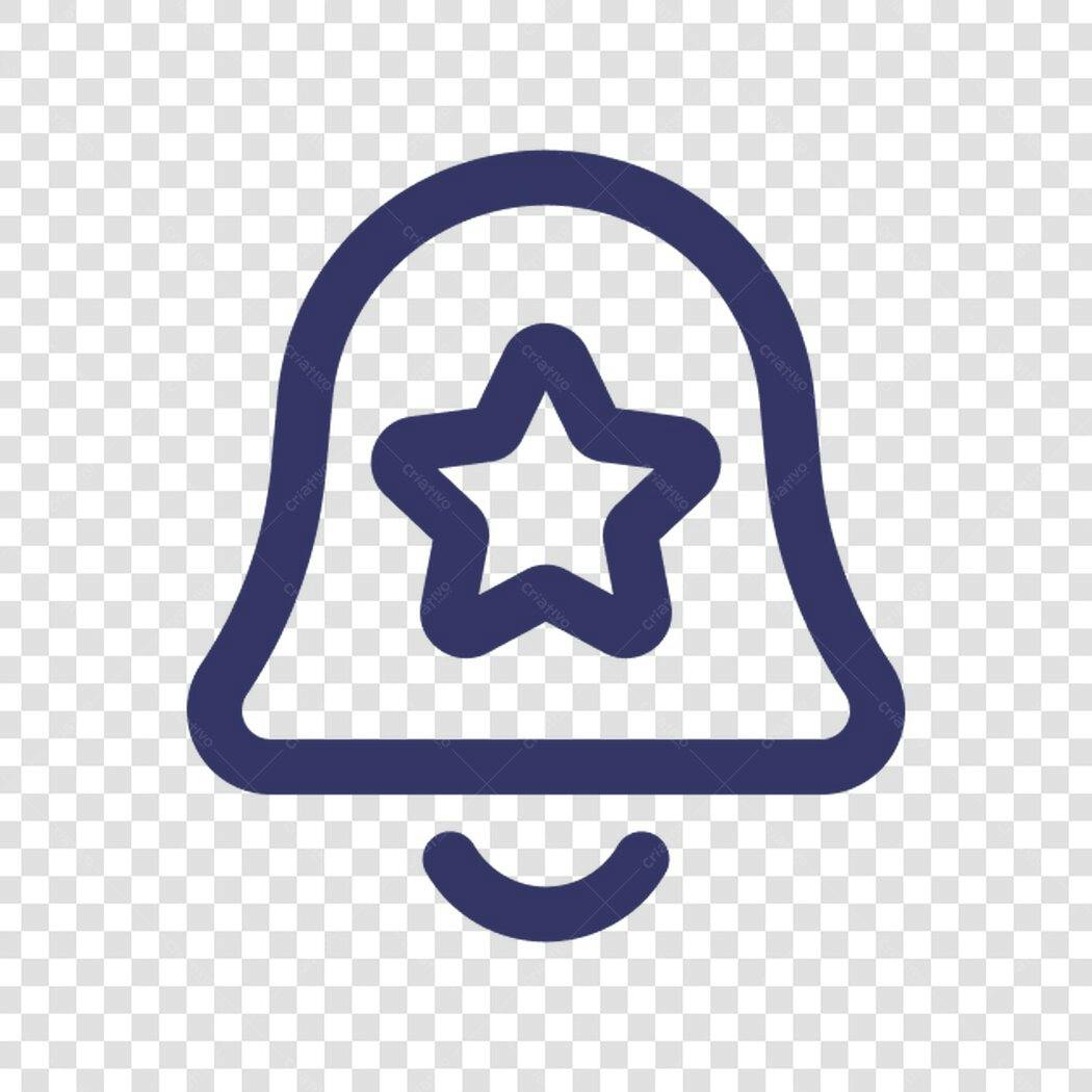 Icone Notificação Estrela PNG com fundo transparente