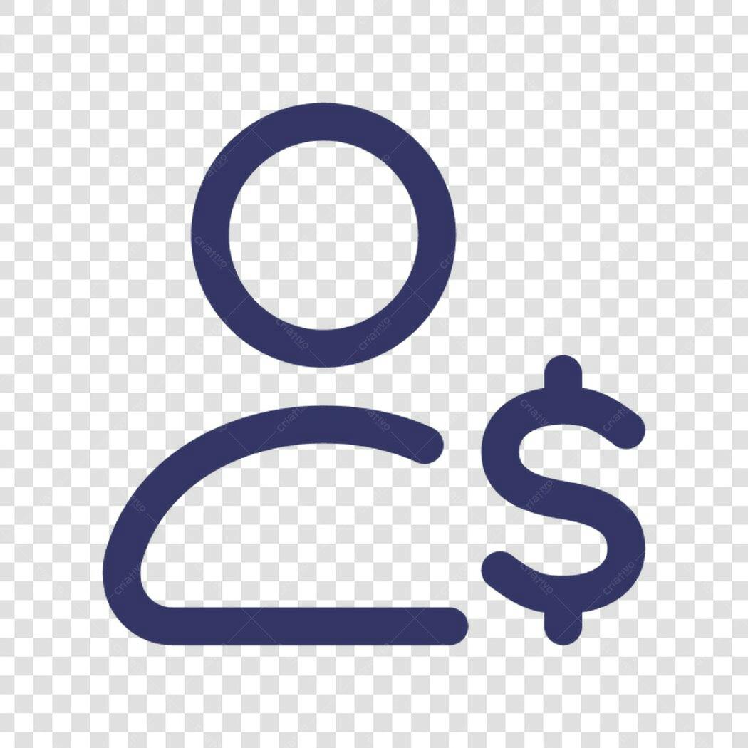 Icone Cliente com Dinheiro PNG com fundo transparente