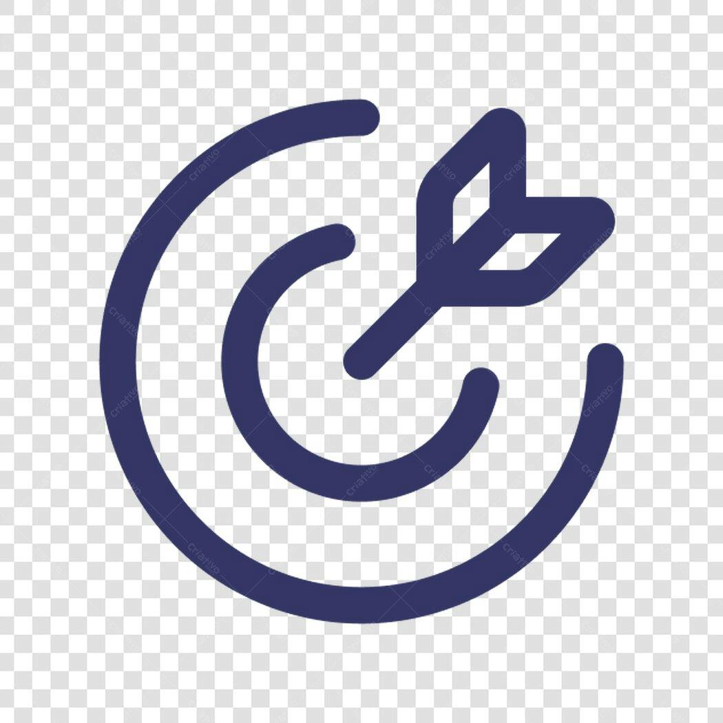 Ícone Alvo Acertado PNG com fundo transparente