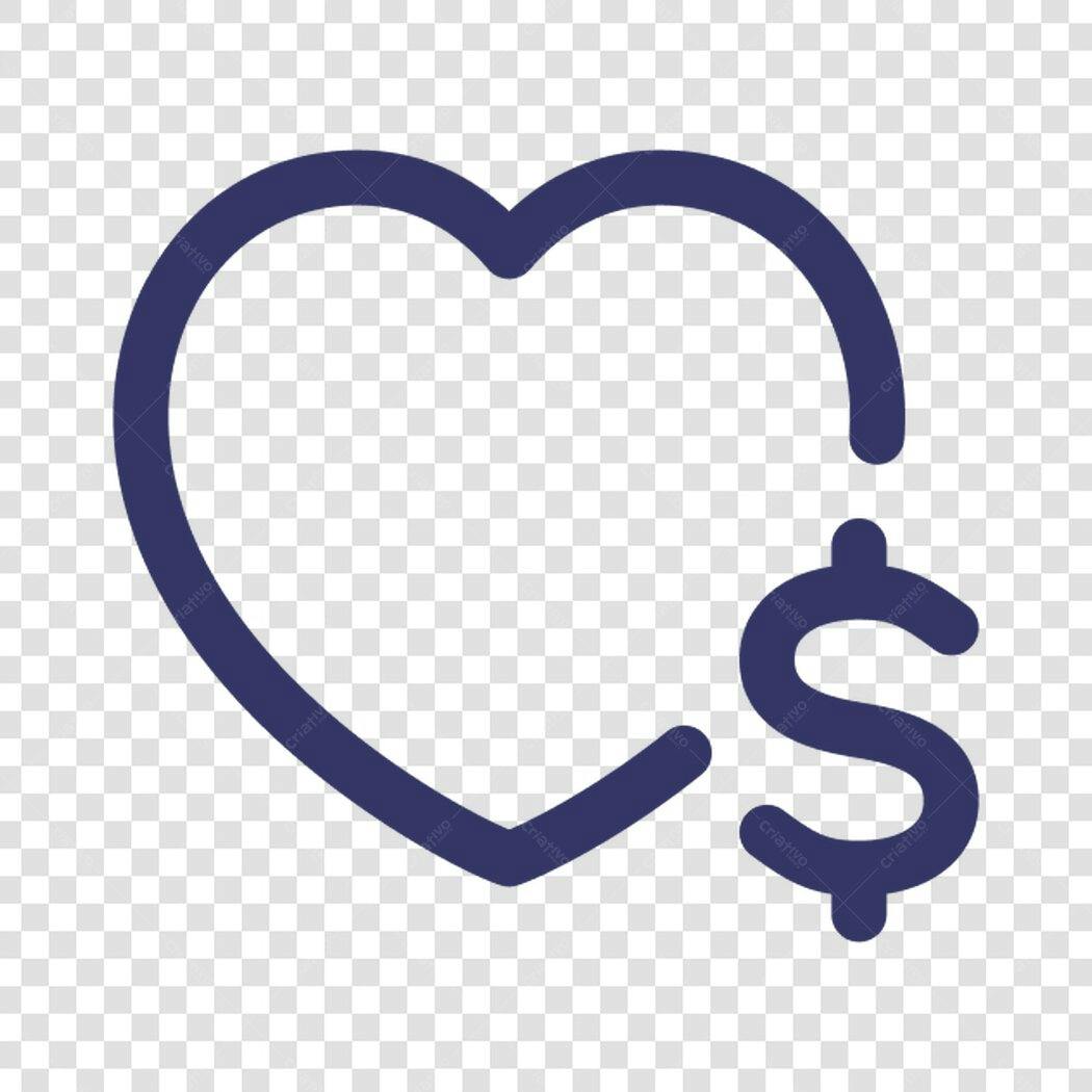 Icone Amor e Dinheiro PNG com fundo transparente