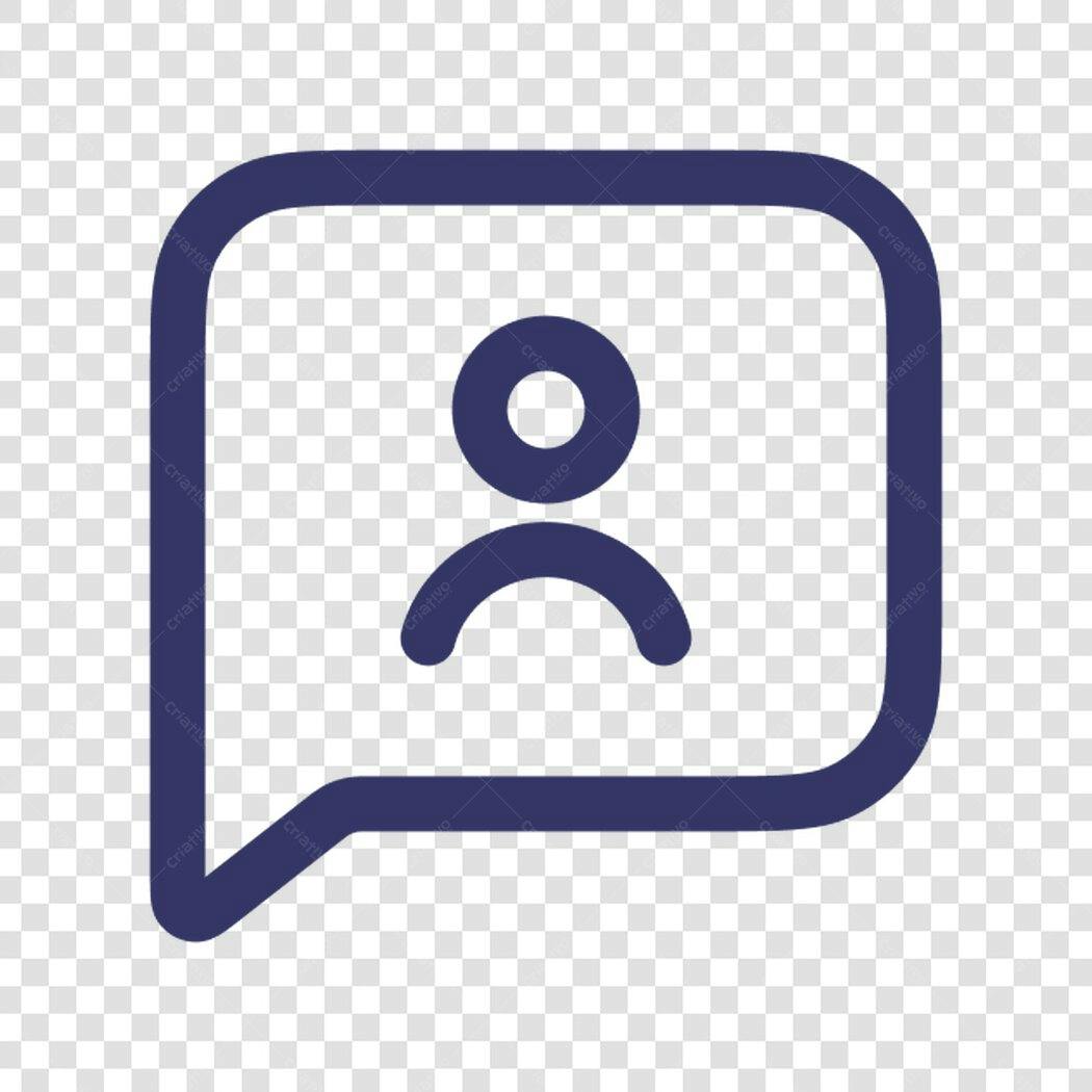 Ícone de perfil PNG com fundo transparente