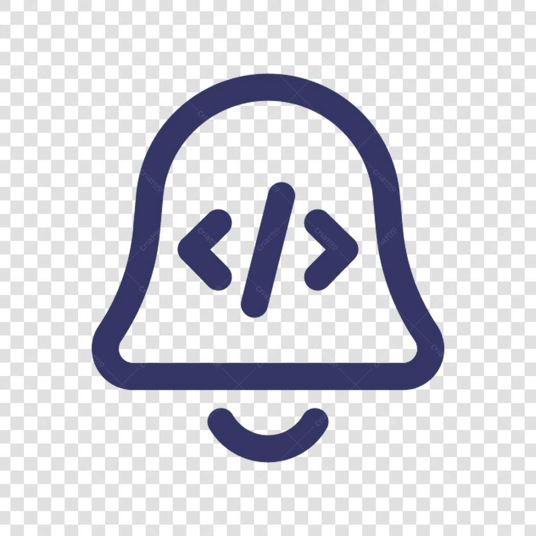 Icone Notificação Programador PNG com fundo transparente