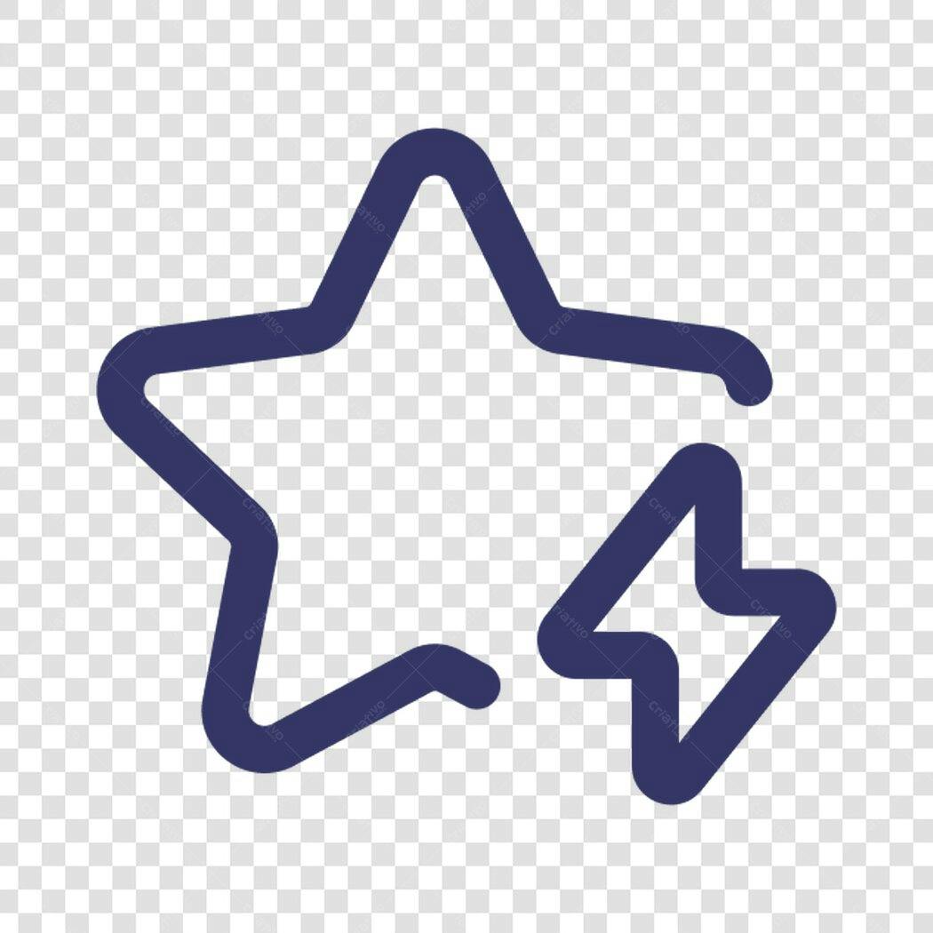 Icone Estrela Classificação PNG com fundo transparente