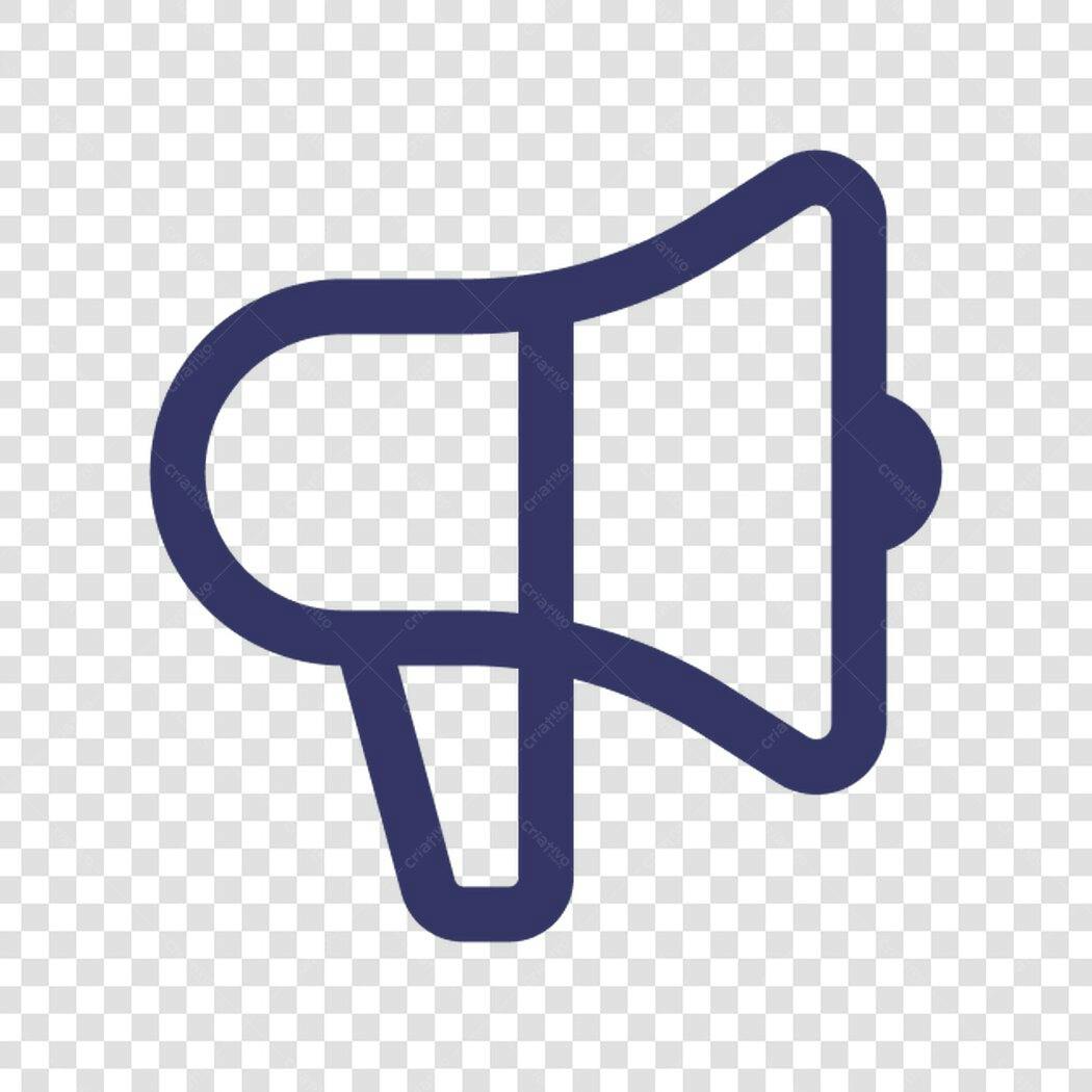 Ícone Megaphone PNG com fundo transparente