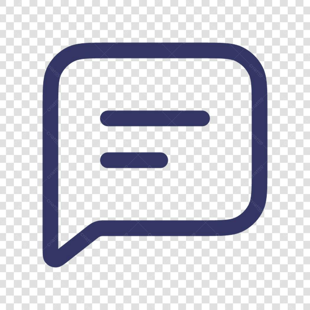 Ícone Mensagem PNG com fundo transparente