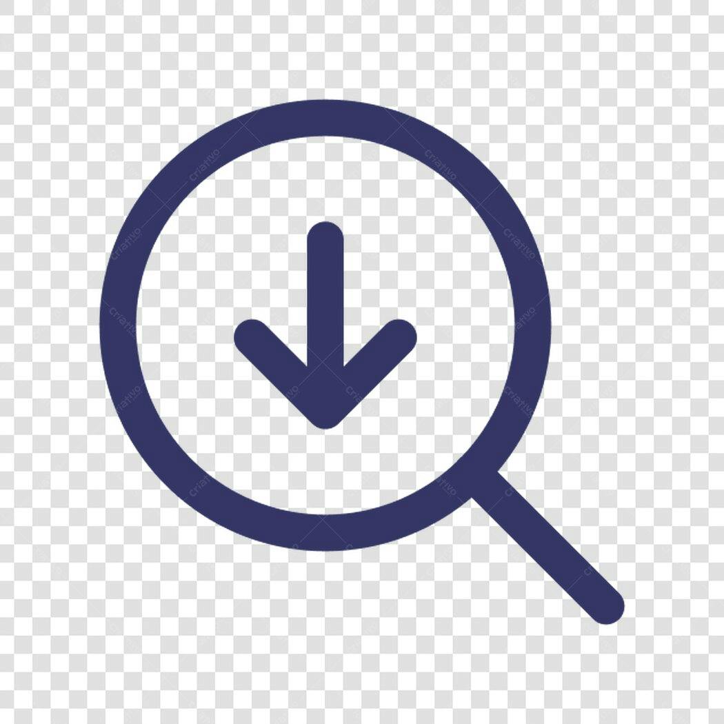 Ícone Download Busca PNG com fundo transparente