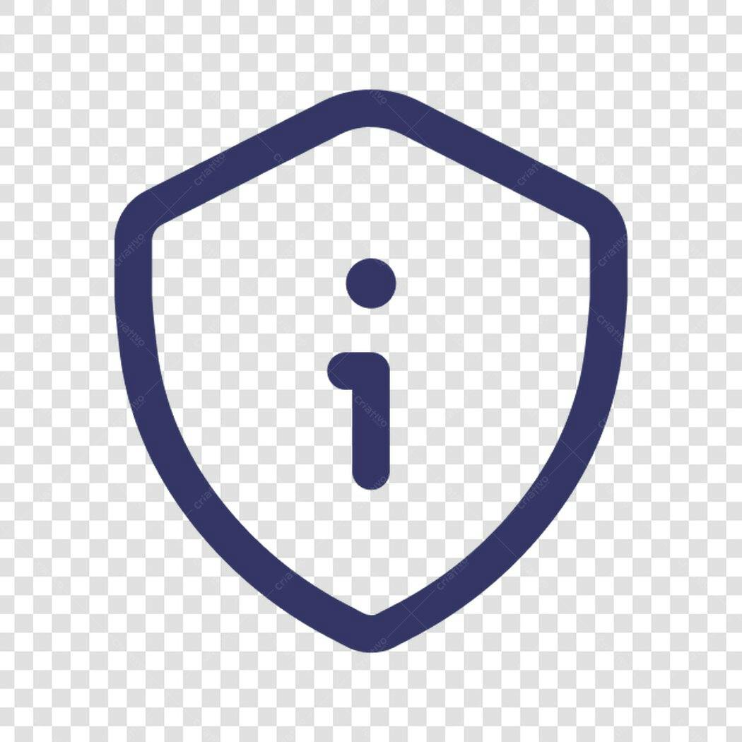 Ícone Informação Segurança PNG com fundo transparente