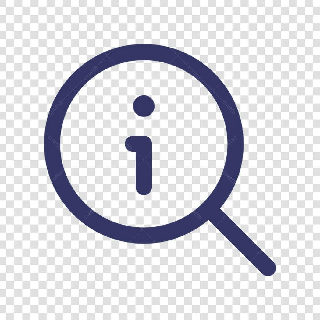 Ícone Informações PNG com fundo transparente