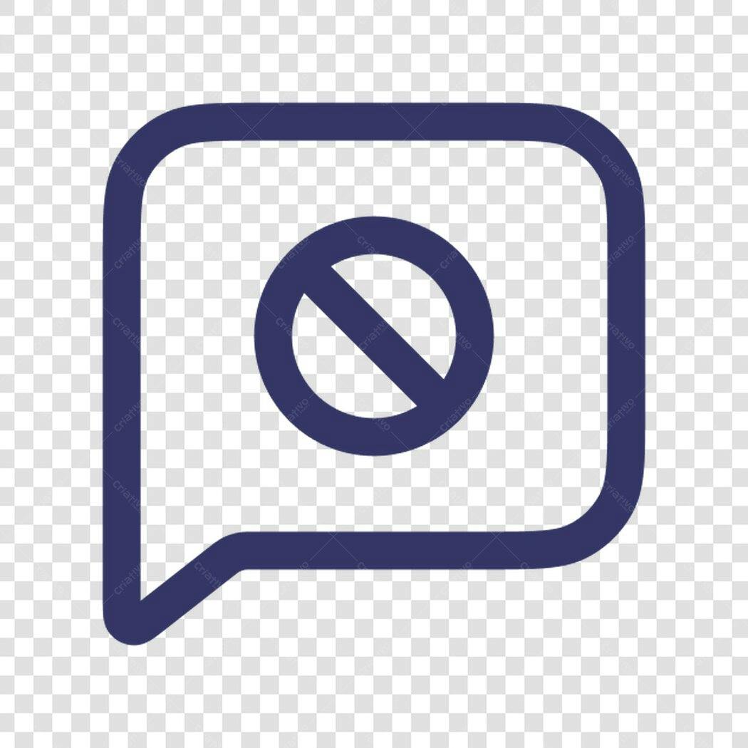 Icone de Proibição PNG com fundo transparente