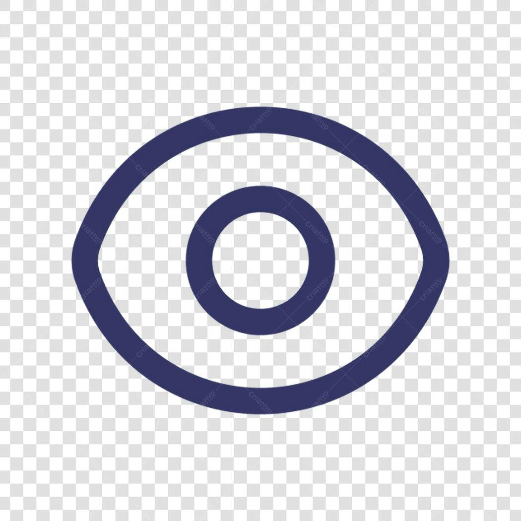 Ícone Olho PNG com fundo transparente