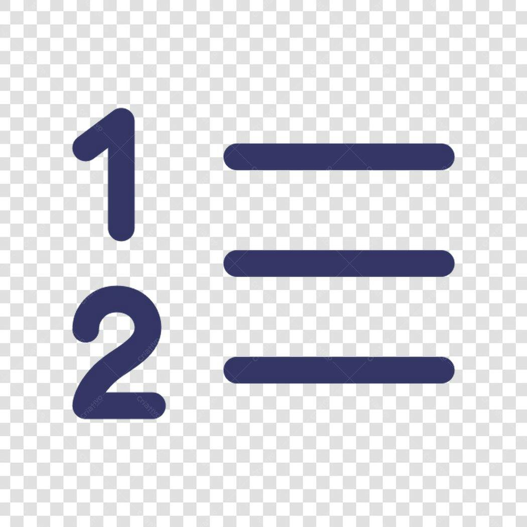 Ícone Lista PNG com fundo transparente