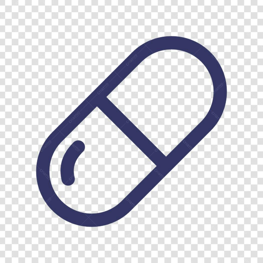 Icone Medicina Cápsula PNG com fundo transparente