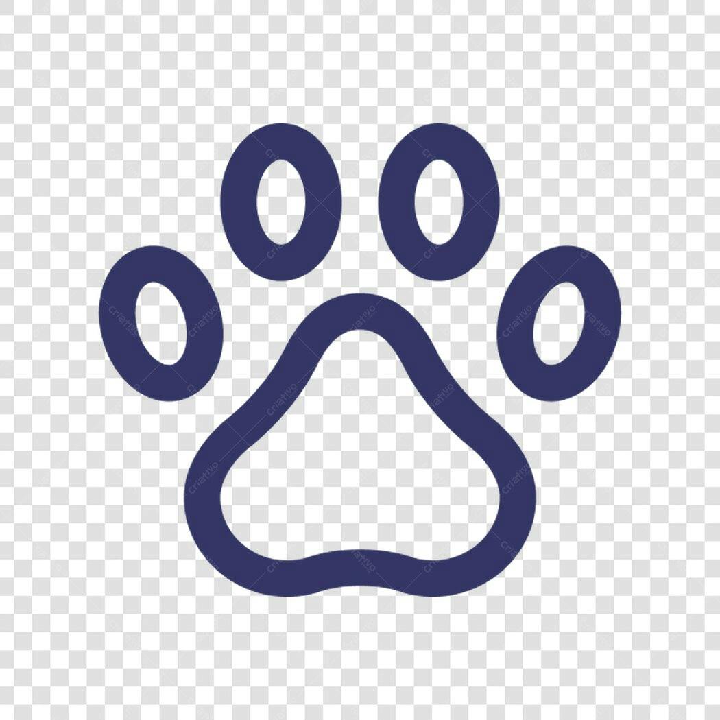 Ícone Patinha de Animal PNG com fundo transparente