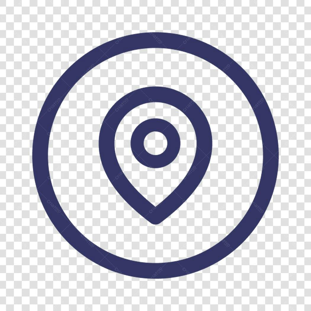Ícone Localização GPS PNG com fundo transparente