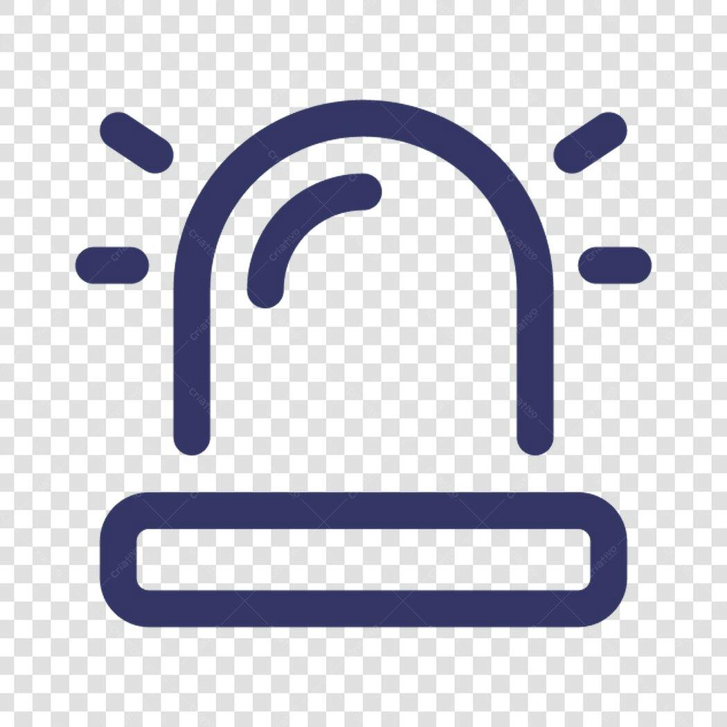 Icone Alarme Emergencia PNG com fundo transparente