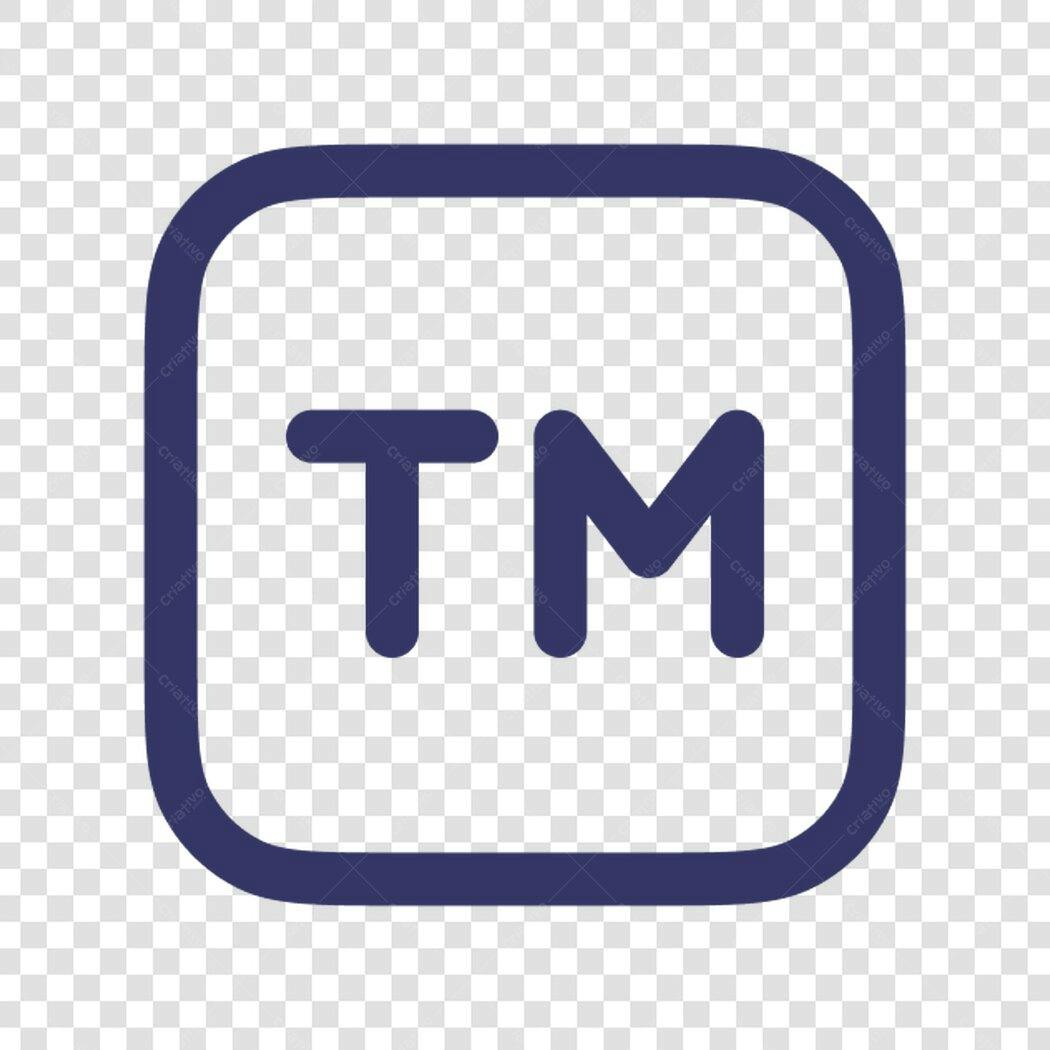 Icone Marca Registrada PNG com fundo transparente