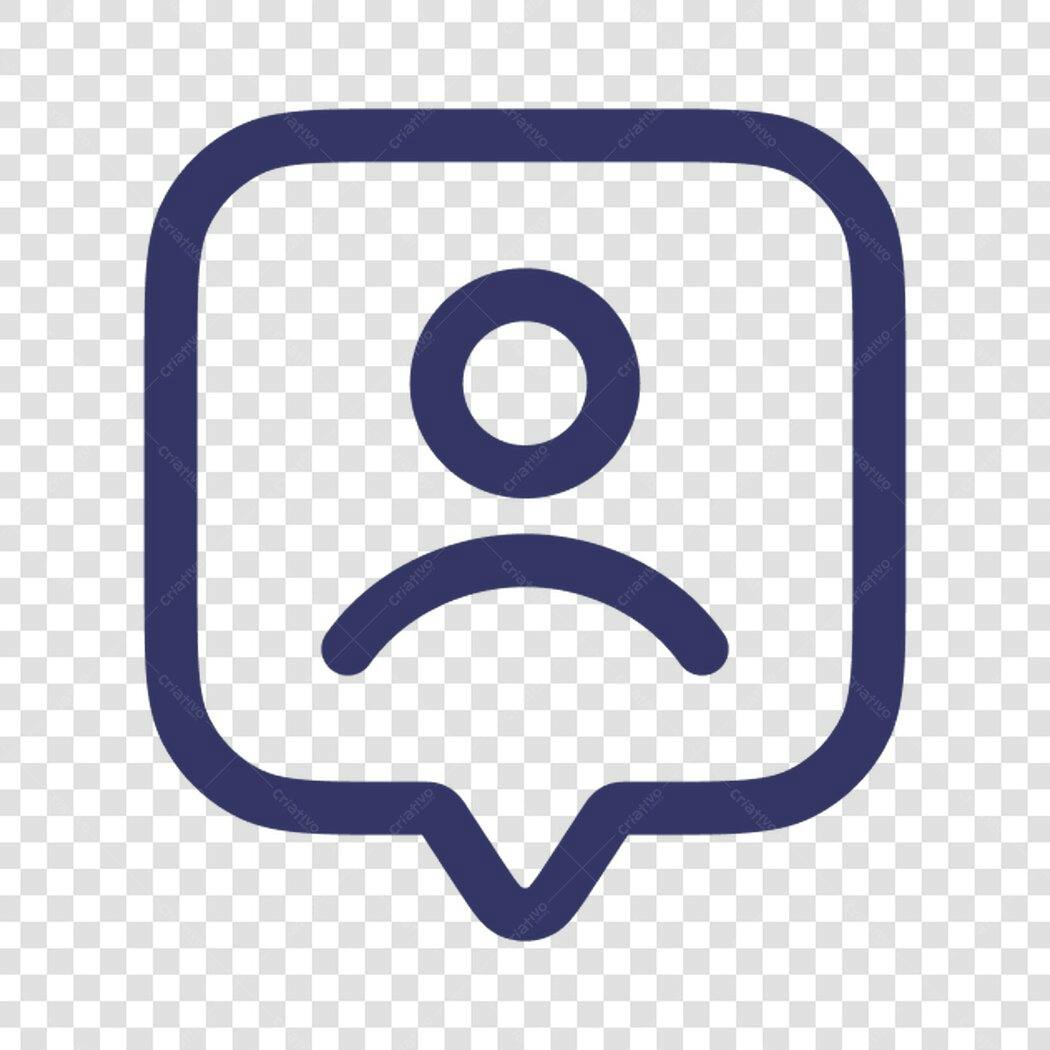 Ícone de perfil PNG com fundo transparente