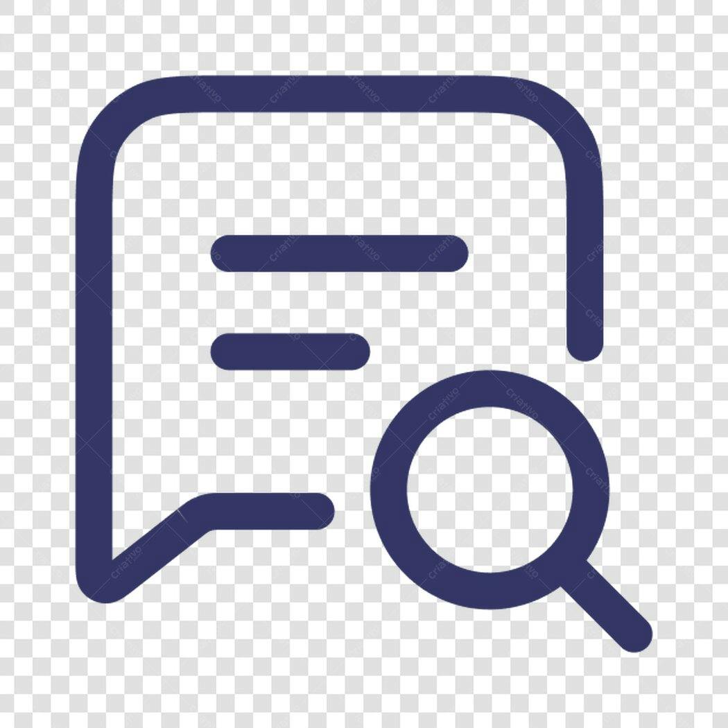 Ícone Pesquisa Documento PNG com fundo transparente