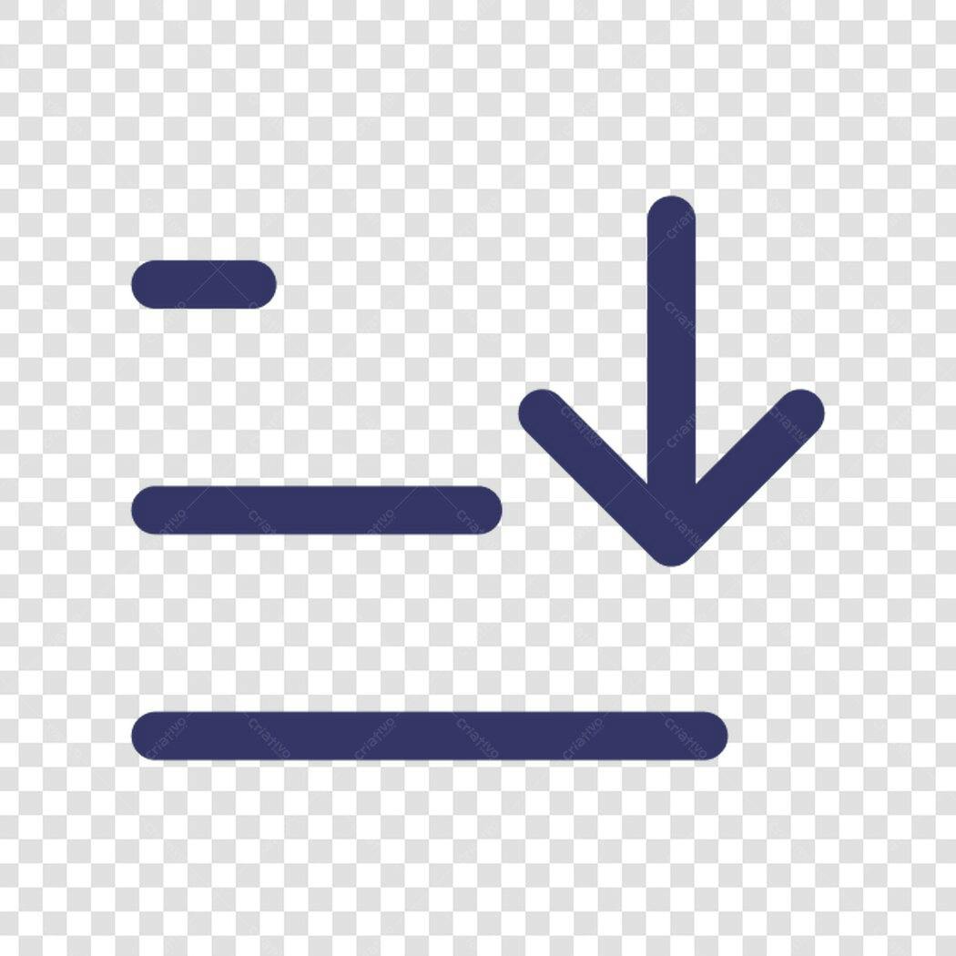 Ícone Download PNG com fundo transparente