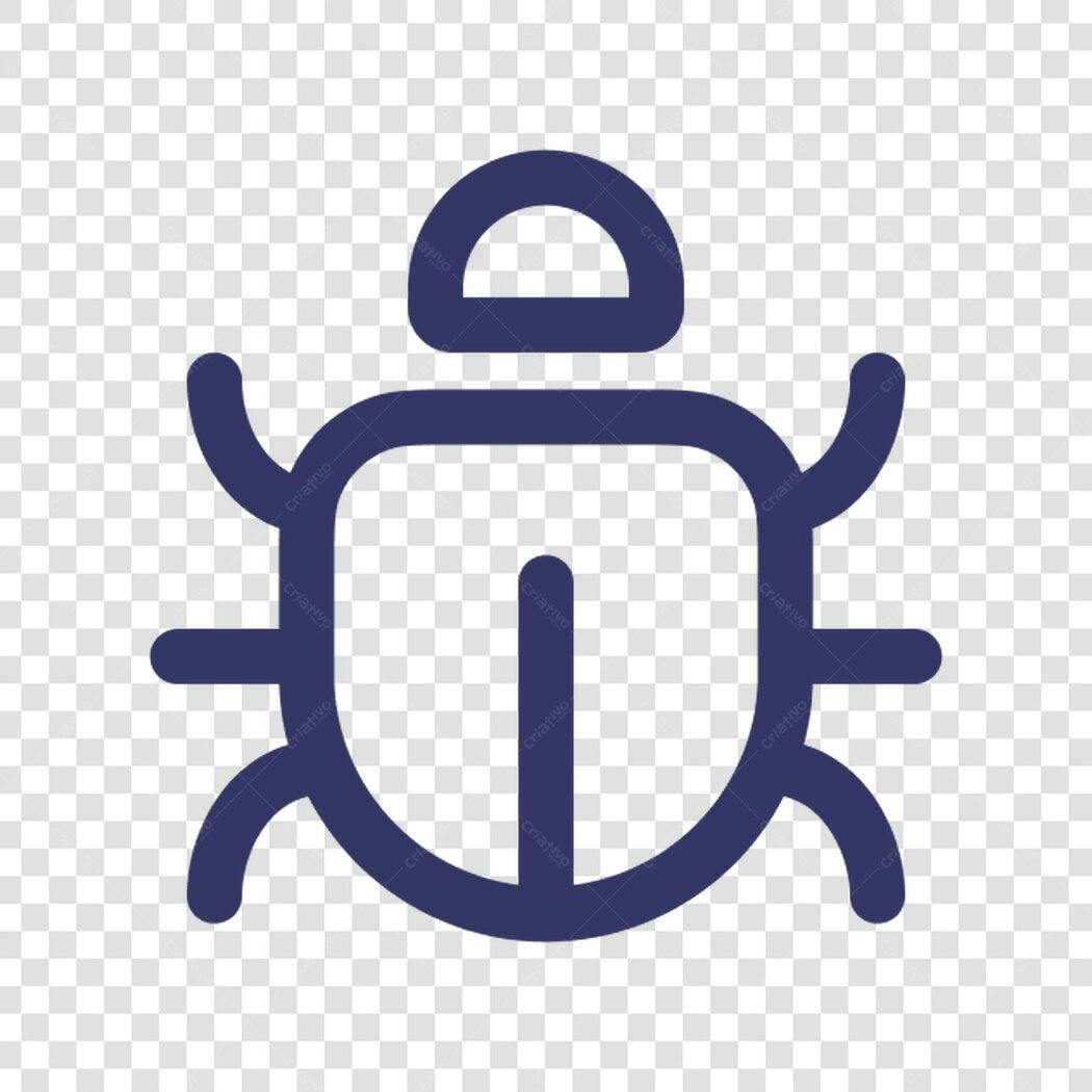 Ícone Bug Programação PNG com fundo transparente