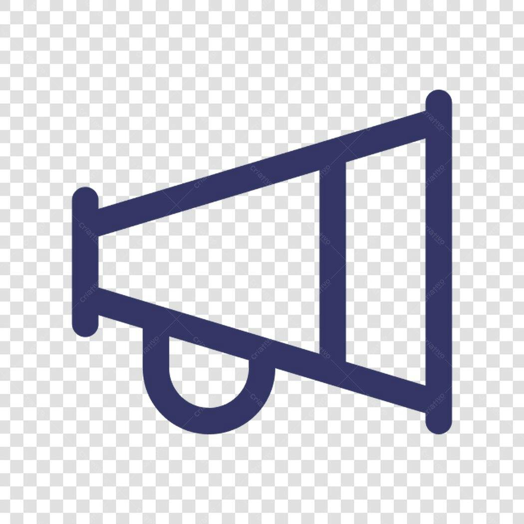 Ícone Megaphone PNG com fundo transparente