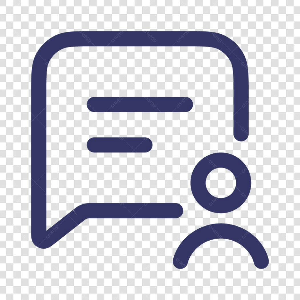 Icone Mensagem PNG com fundo transparente