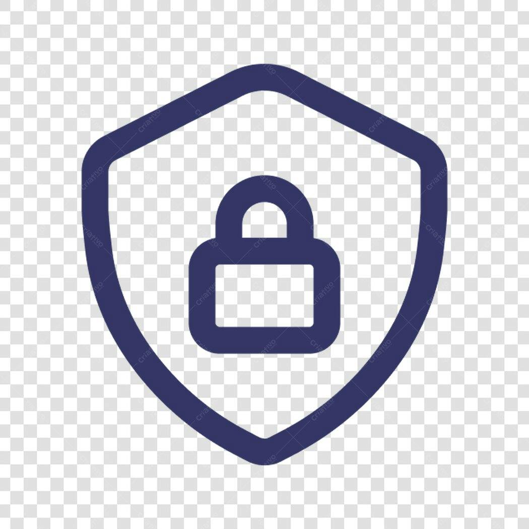 Icone Segurança com Cadeado PNG com fundo transparente