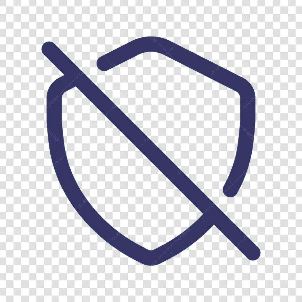 Icone Segurança Negado PNG com fundo transparente