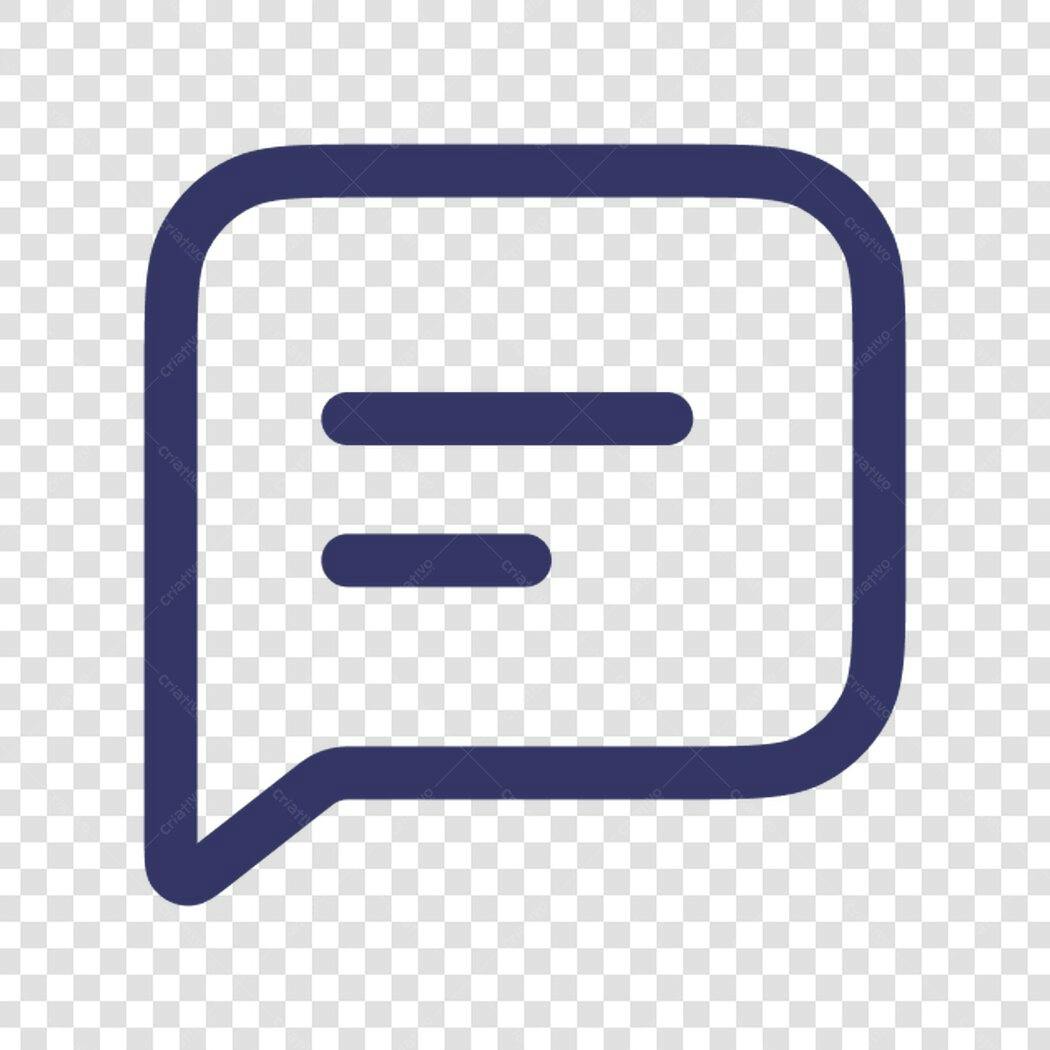 Icone Mensagem PNG com fundo transparente