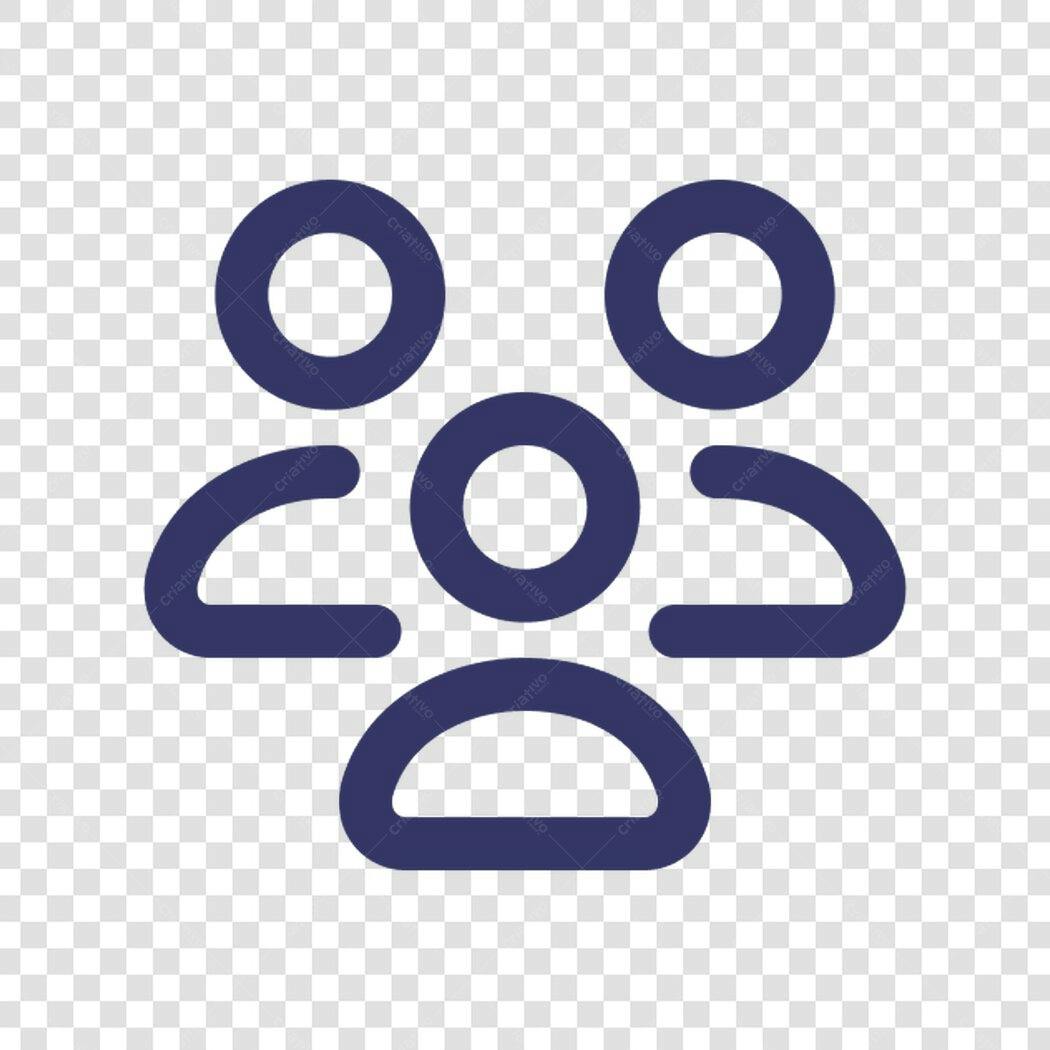 Ícone Grupo de Pessoas PNG com fundo transparente
