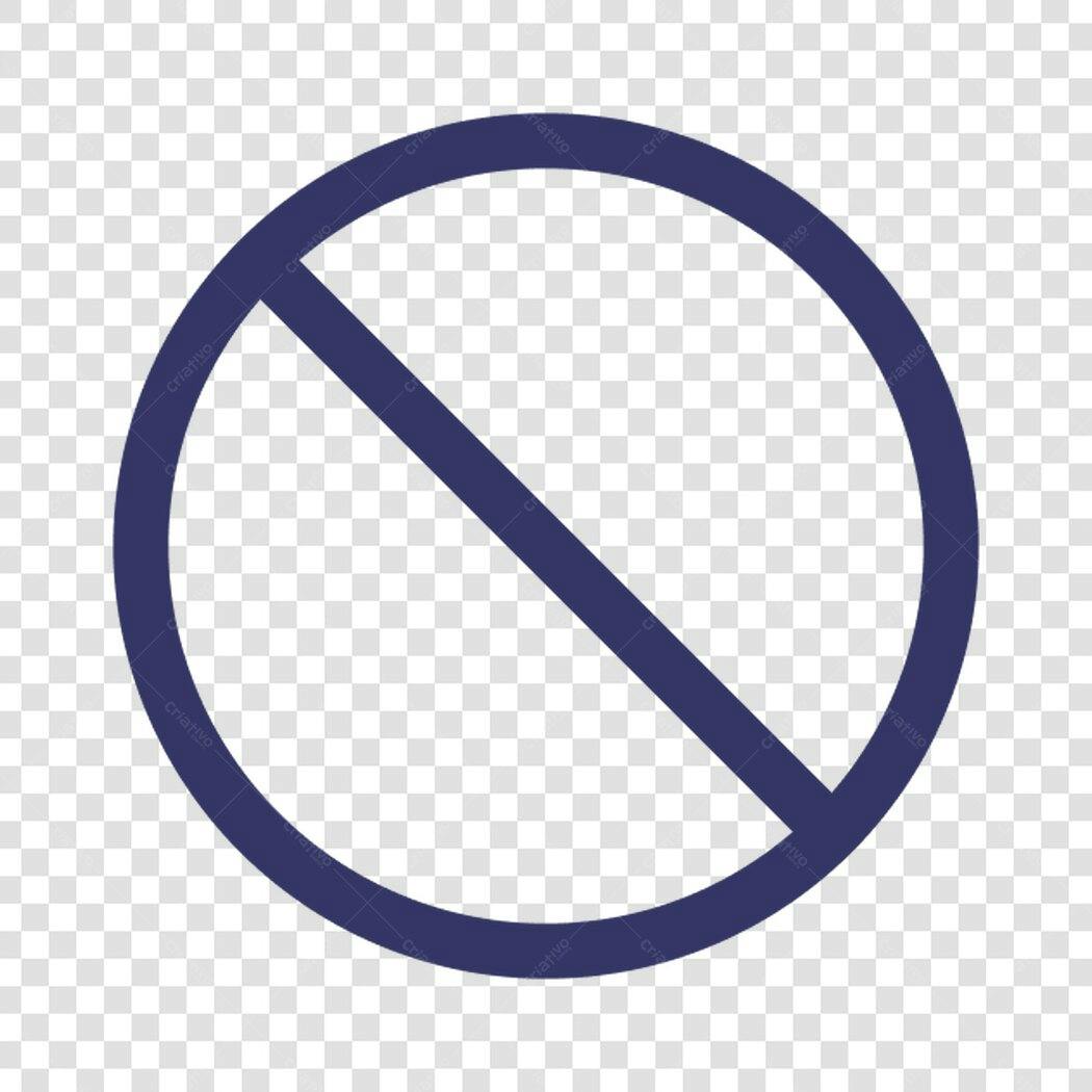 Ícone Proibido PNG com fundo transparente