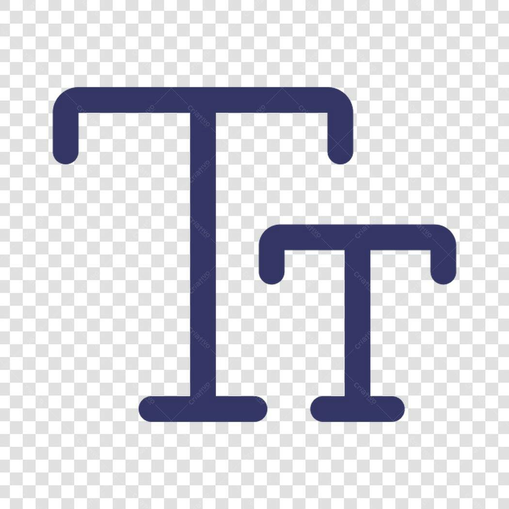 Icone Texto PNG com fundo transparente