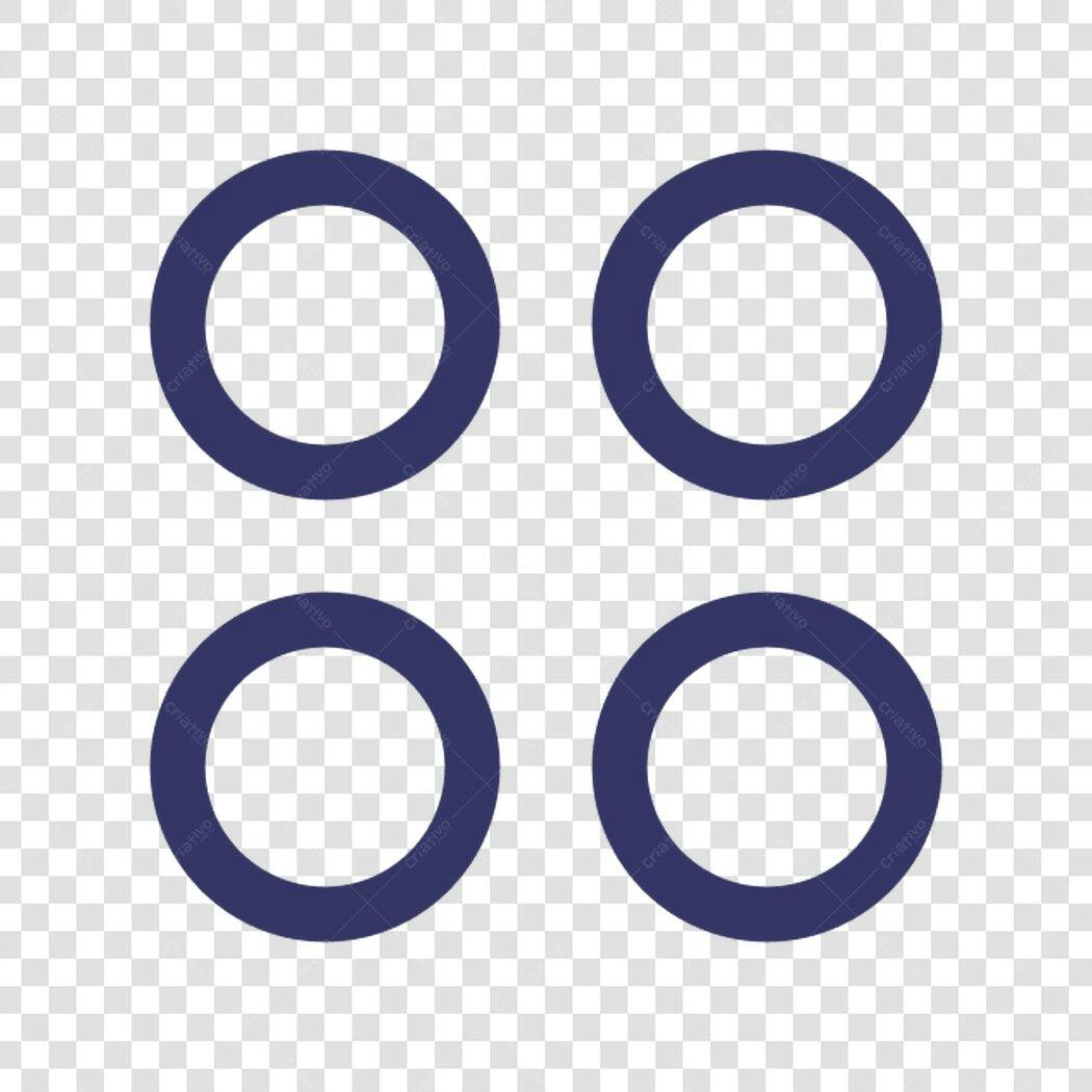 Icones Circulos PNG com fundo transparente