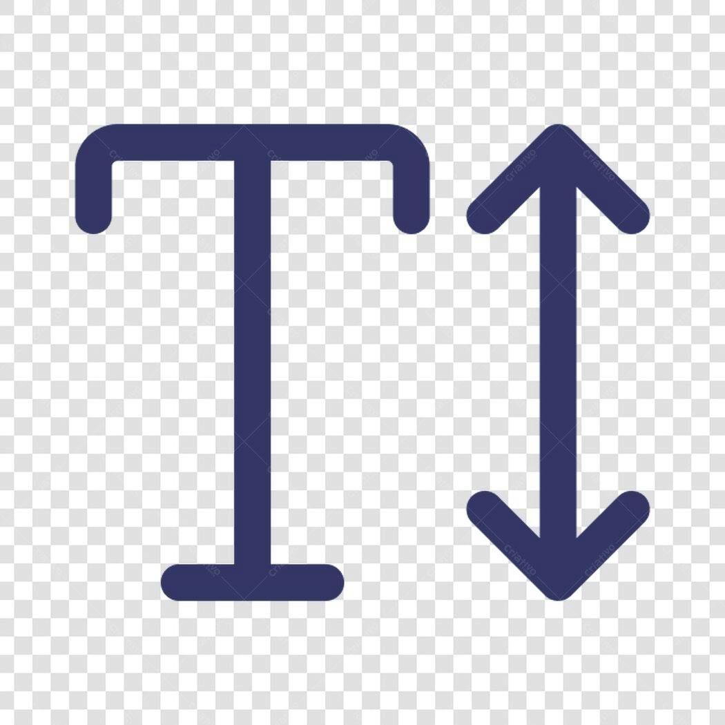 Icone de ajuste de texto PNG com fundo transparente