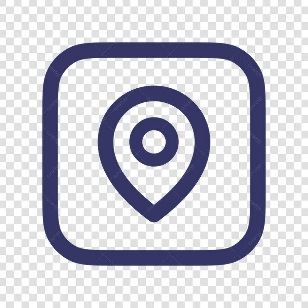 Ícone de localização PNG com fundo transparente