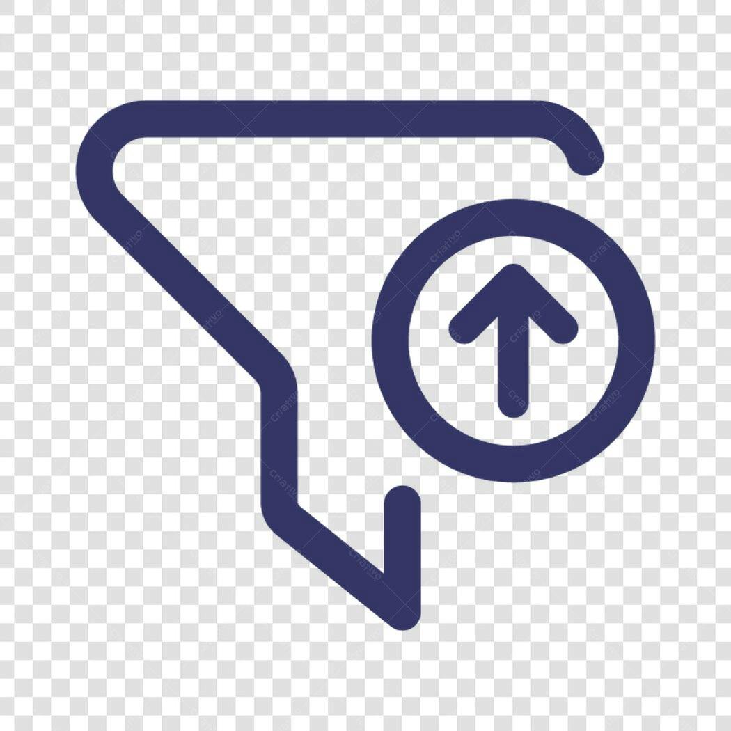 Ícone Upload PNG com fundo transparente