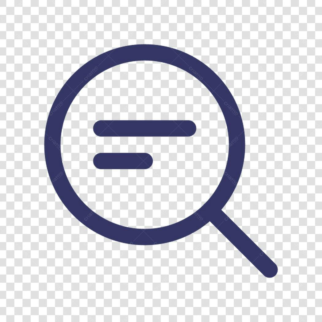 Ícone Pesquisa PNG com fundo transparente