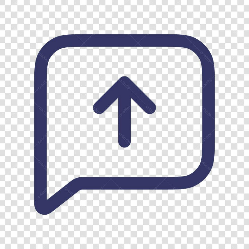 Ícone Upload PNG com fundo transparente