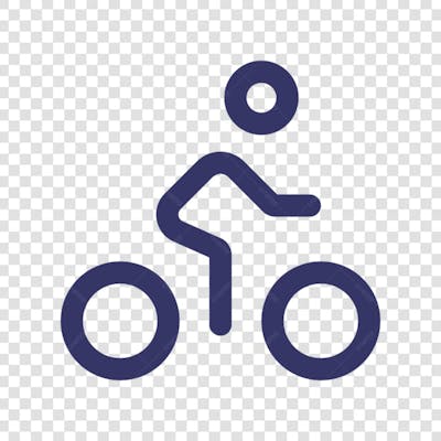 Cycling Icon PNG with Transparent Background PNG Premium [download]