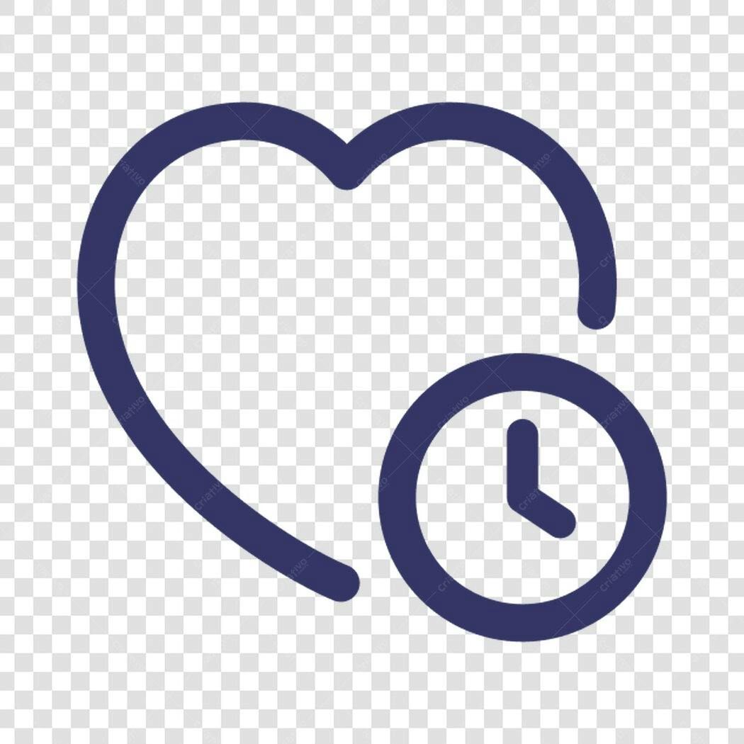 Ícone Amor e Tempo PNG com fundo transparente