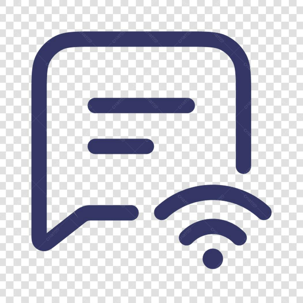 Icone de Conexão Wi-Fi PNG com fundo transparente