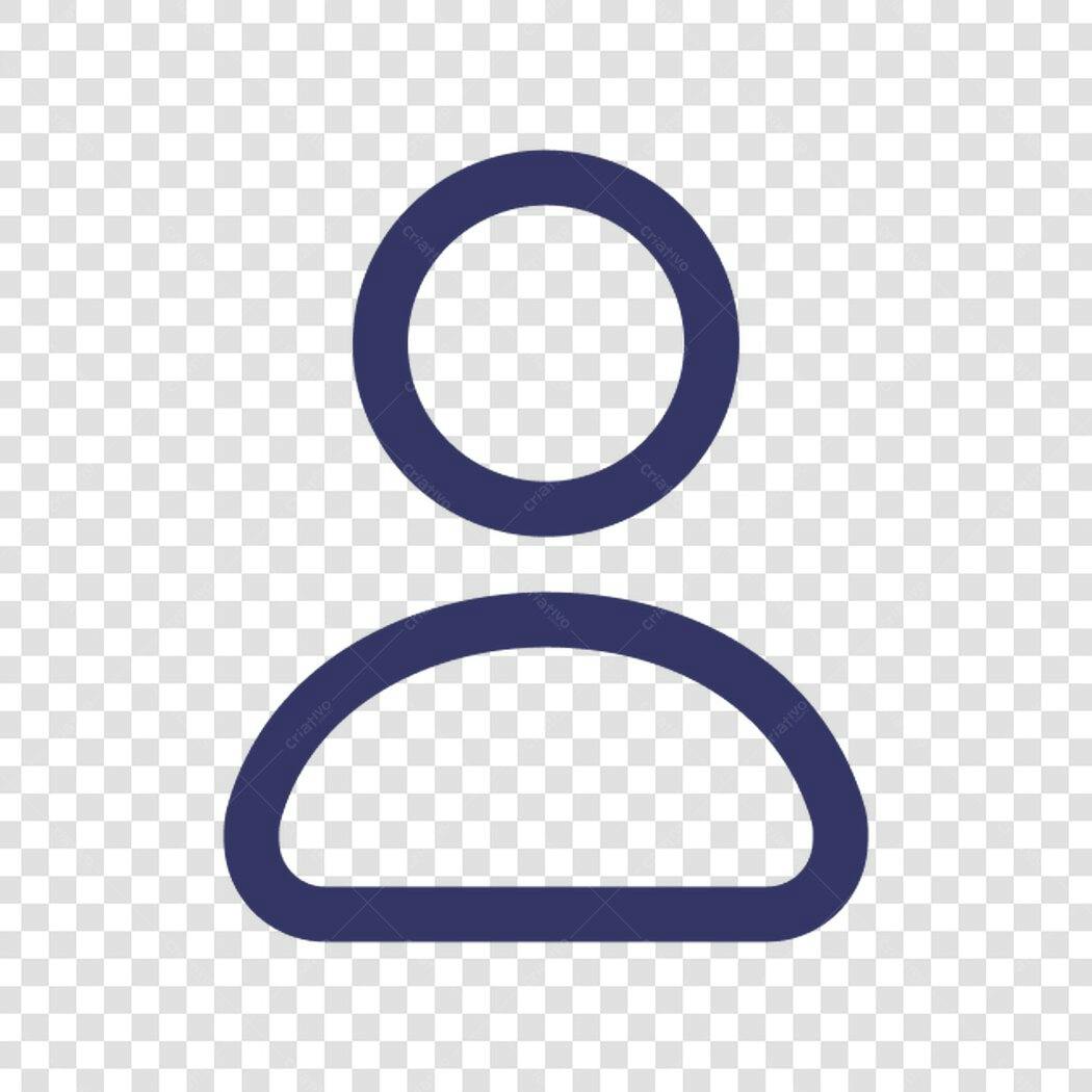 Ícone de Usuário PNG com fundo transparente