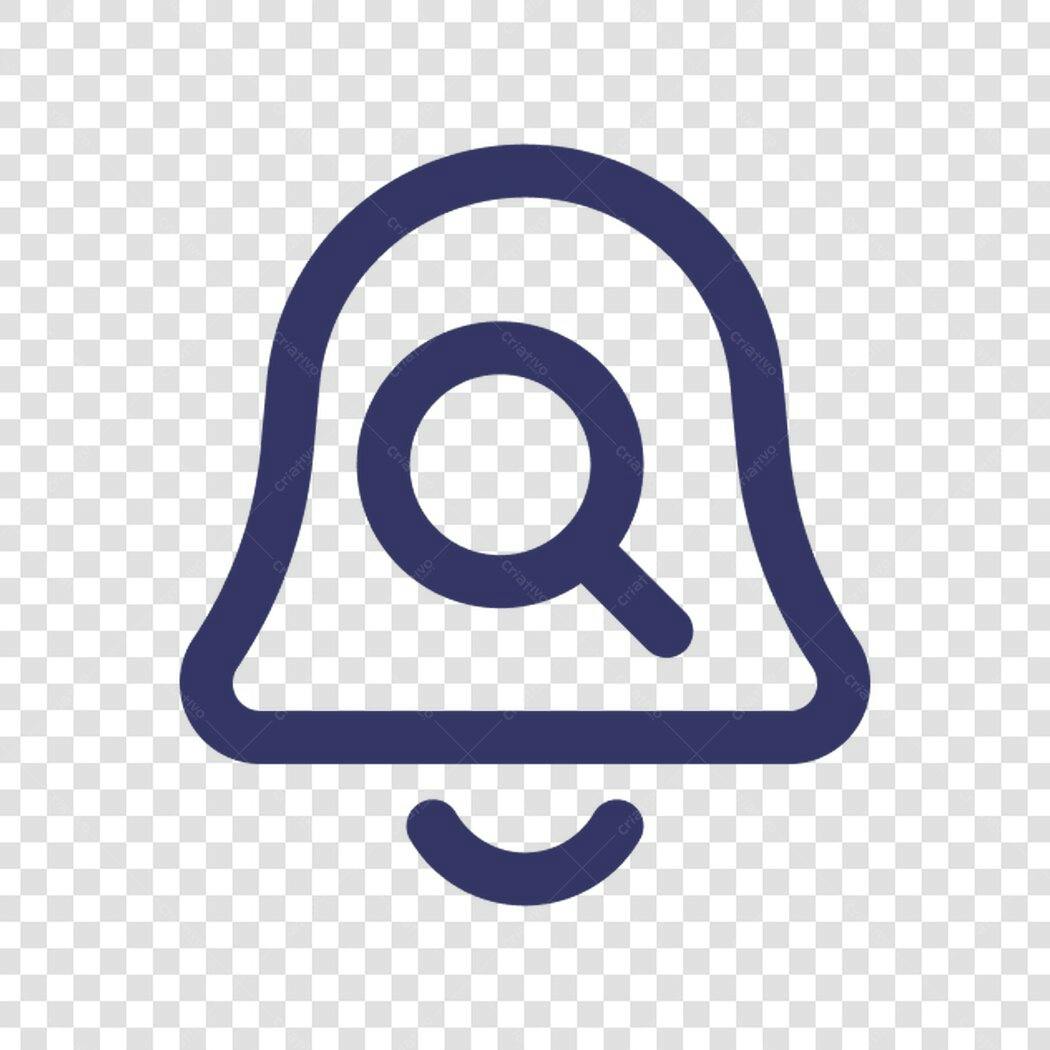 Icone Notificação Busca PNG com fundo transparente