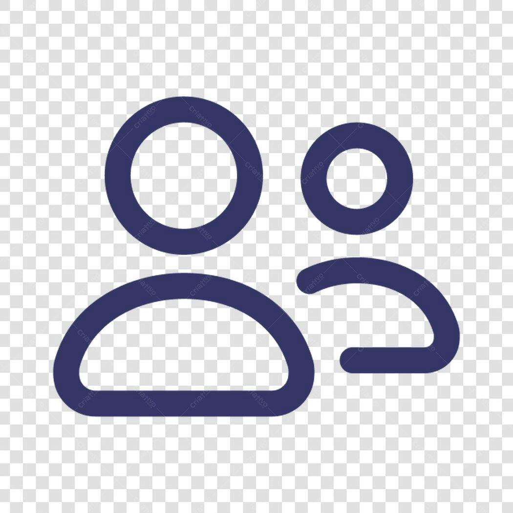 Icone Grupo de Pessoas PNG com fundo transparente
