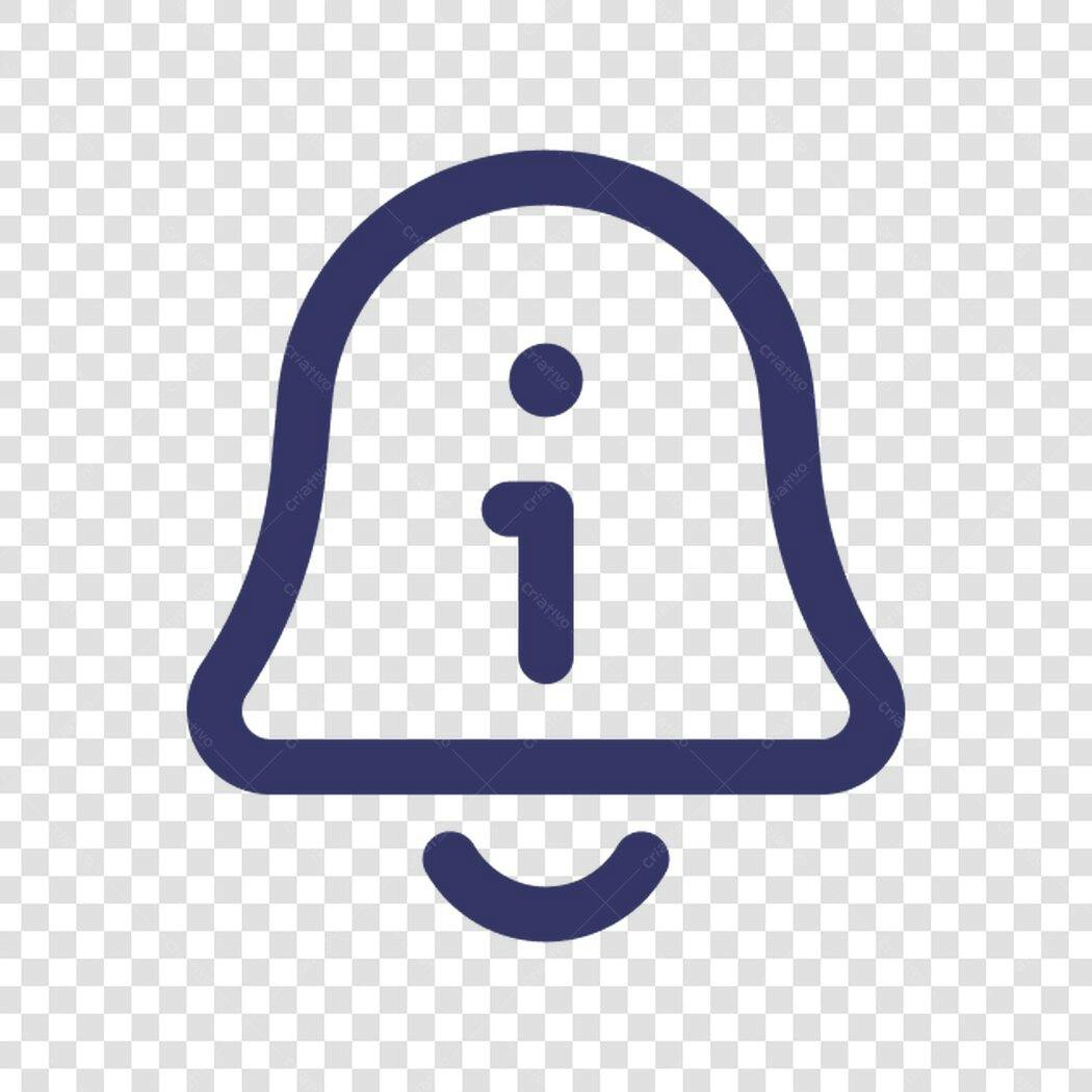 Ícone Notificação Informação PNG com fundo transparente
