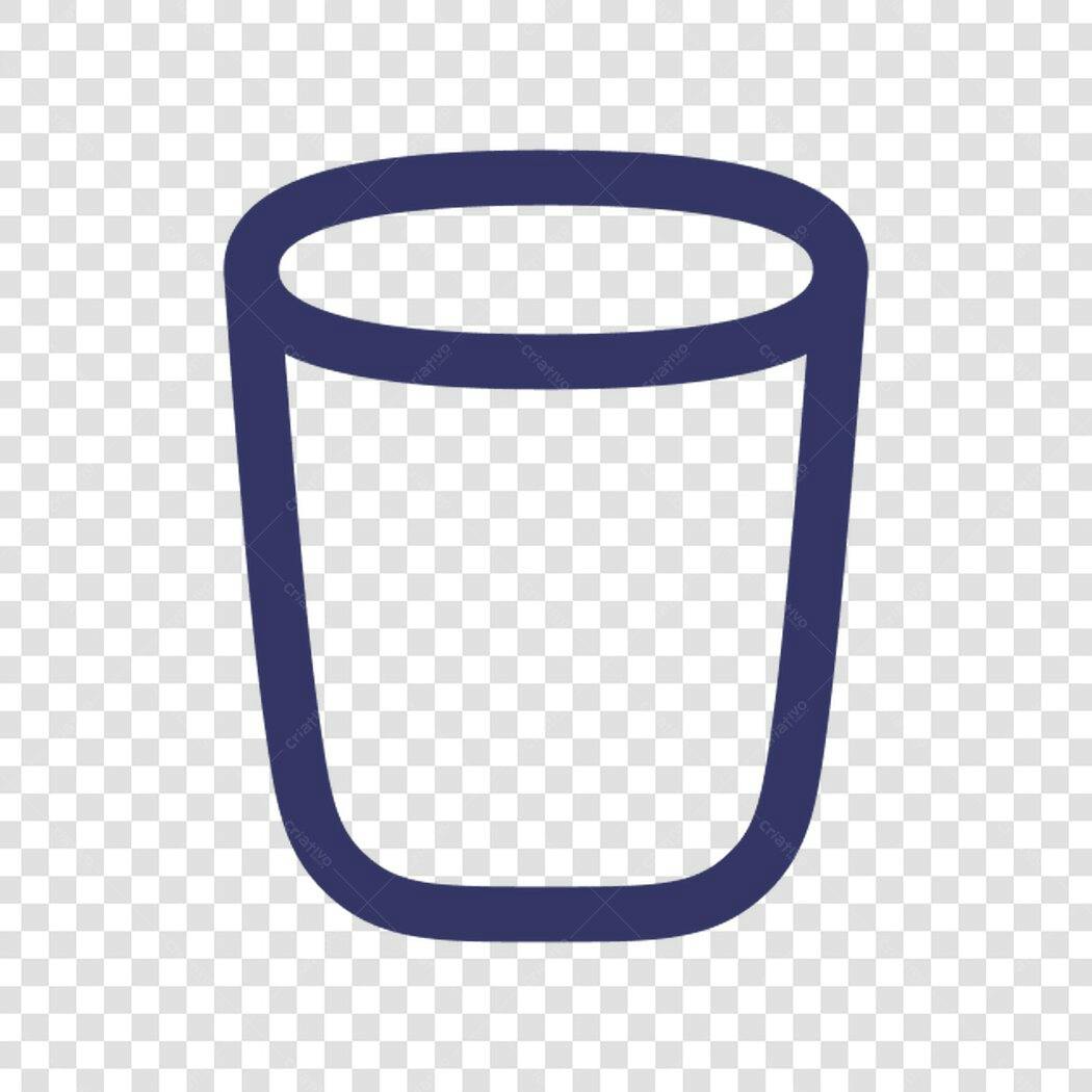 Ícone Copo de Água PNG com fundo transparente