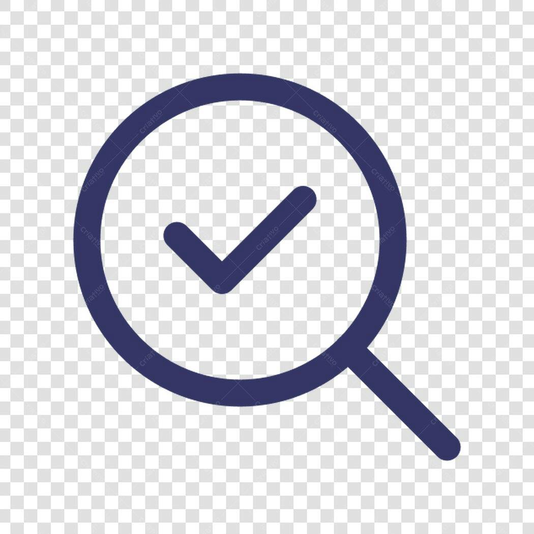 Ícone de Verificação PNG com fundo transparente