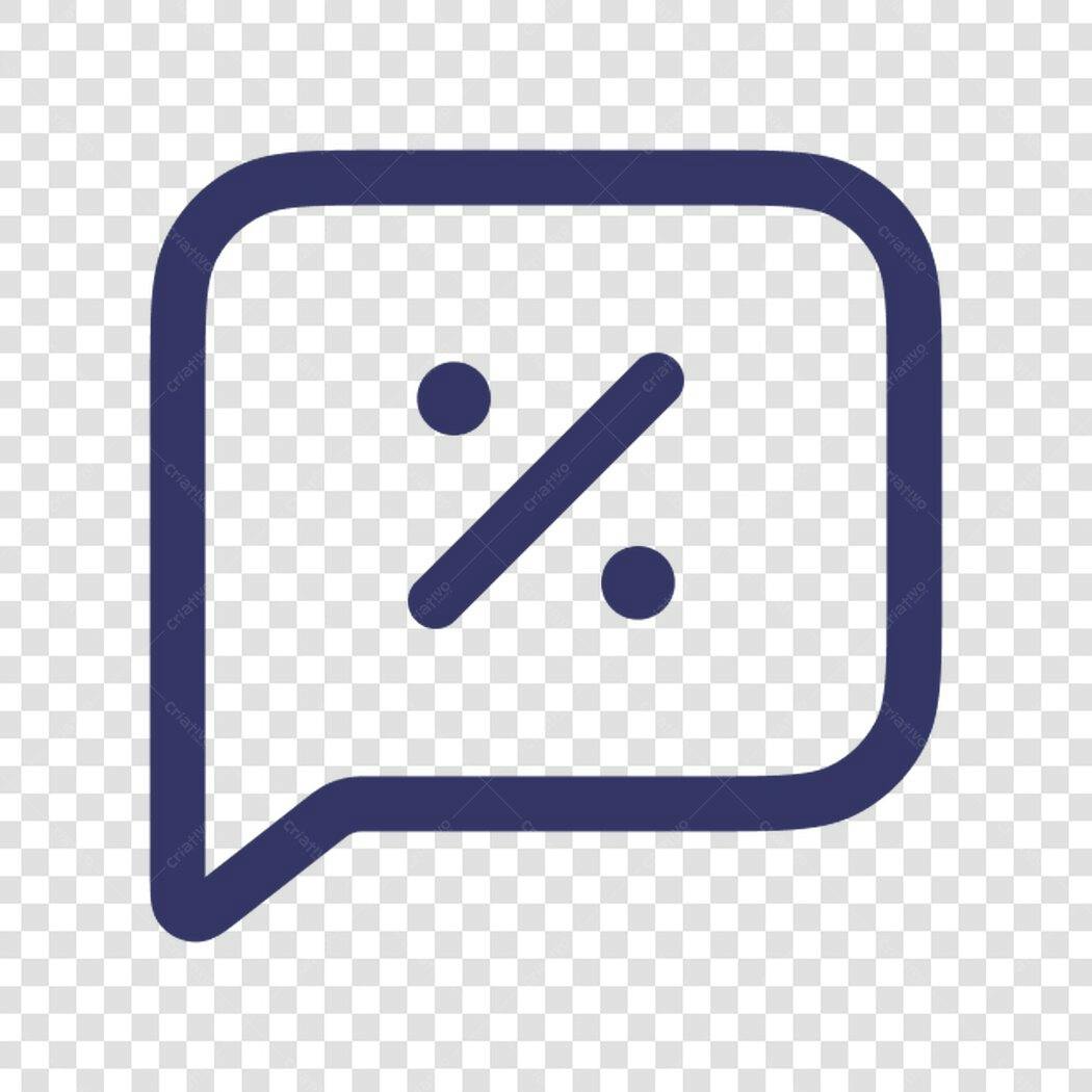 Ícone Desconto PNG com fundo transparente