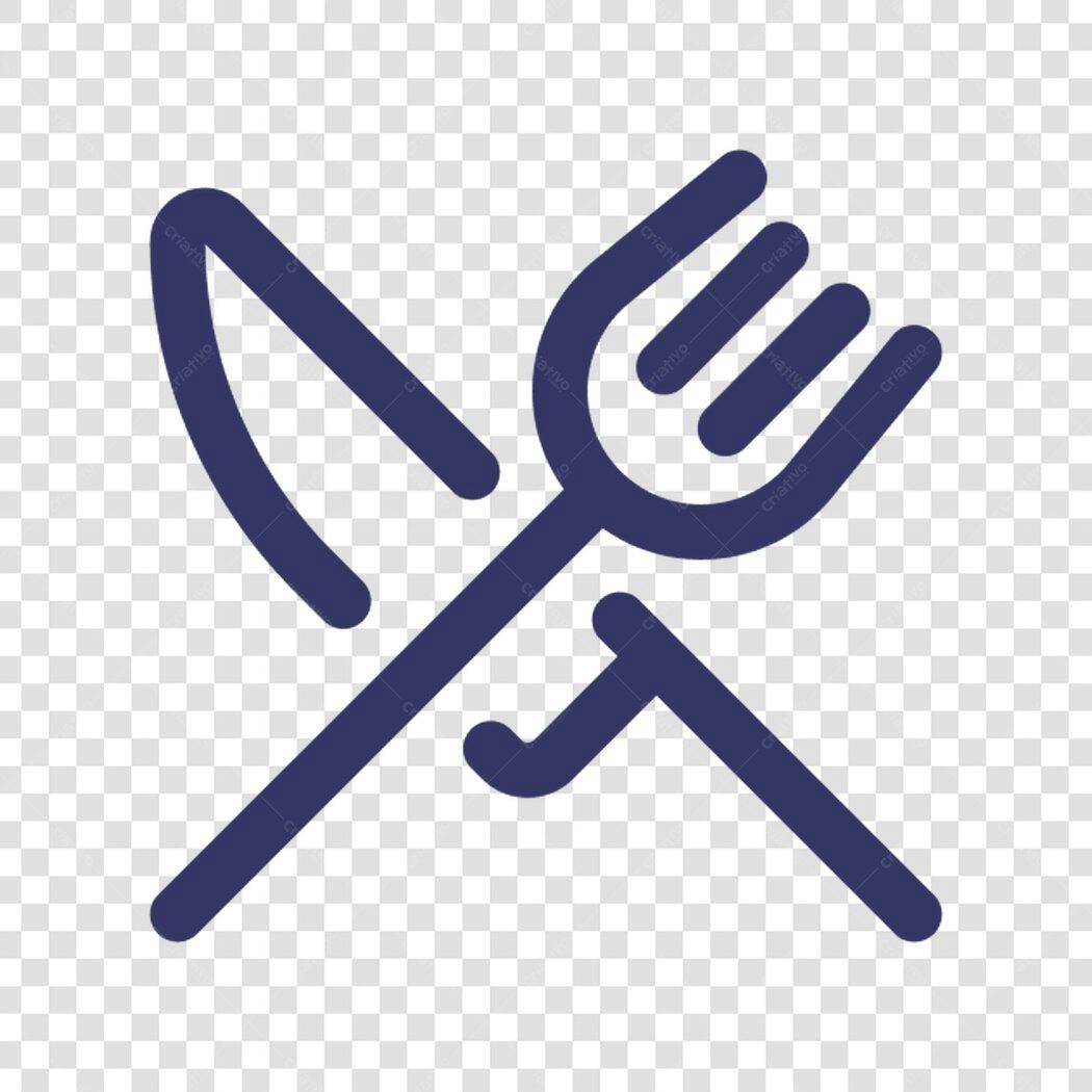 Icone de Talheres PNG com fundo transparente